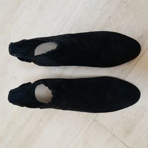 Kate Spade black suede booties